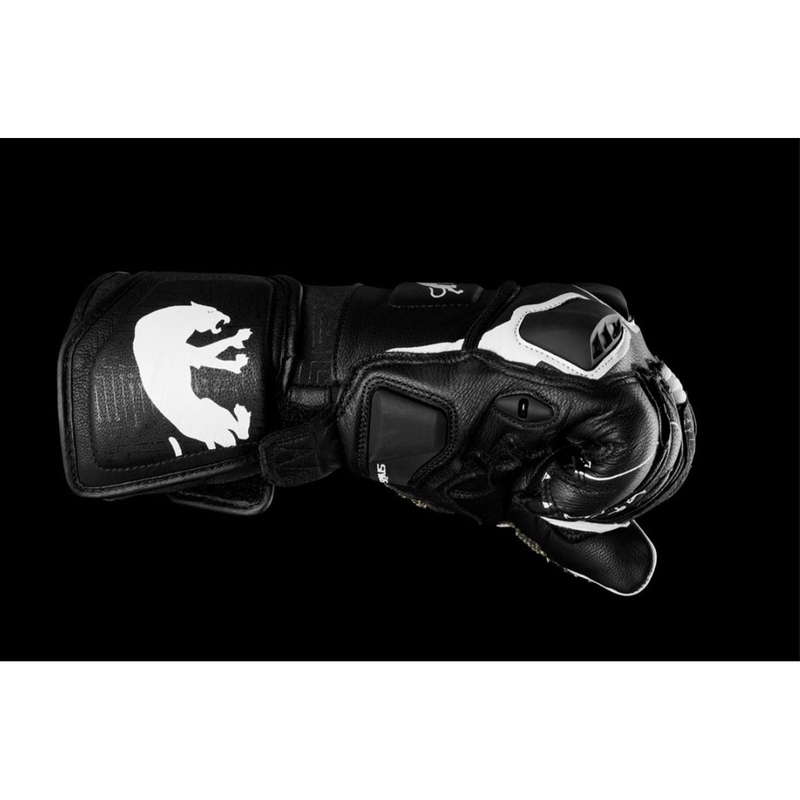 Guantes de moto para mujer Furygan Styg 15 Lady negro-blanco