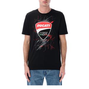 Camiseta Ducati Scratched Texture negra