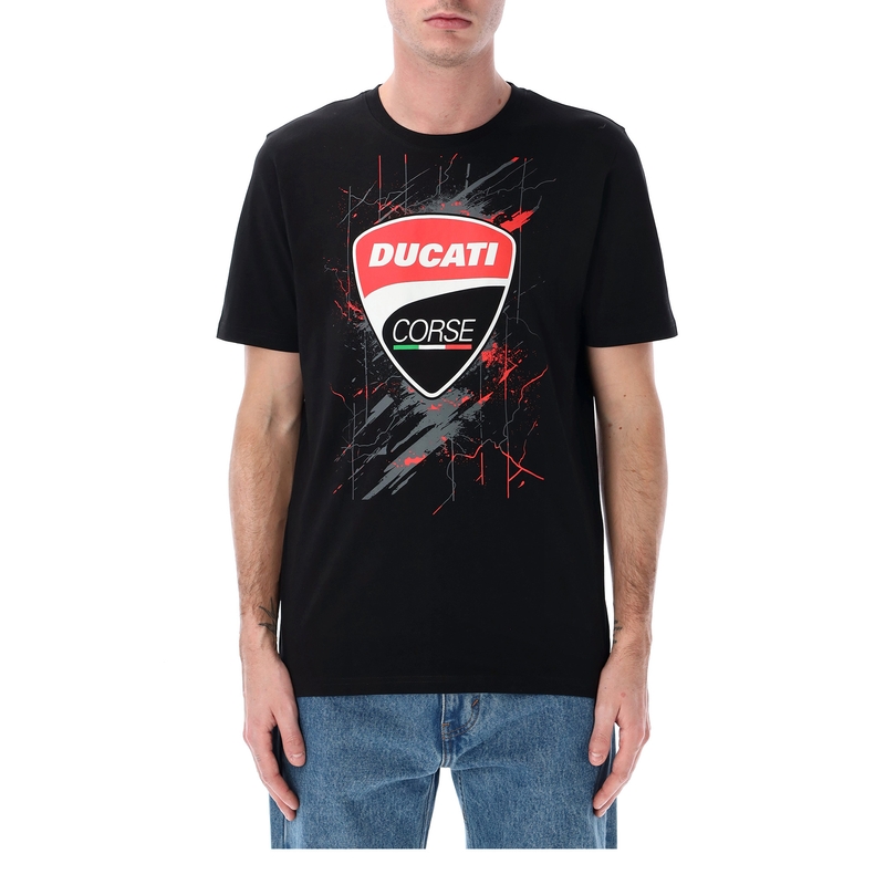 Camiseta Ducati Scratched Texture negra