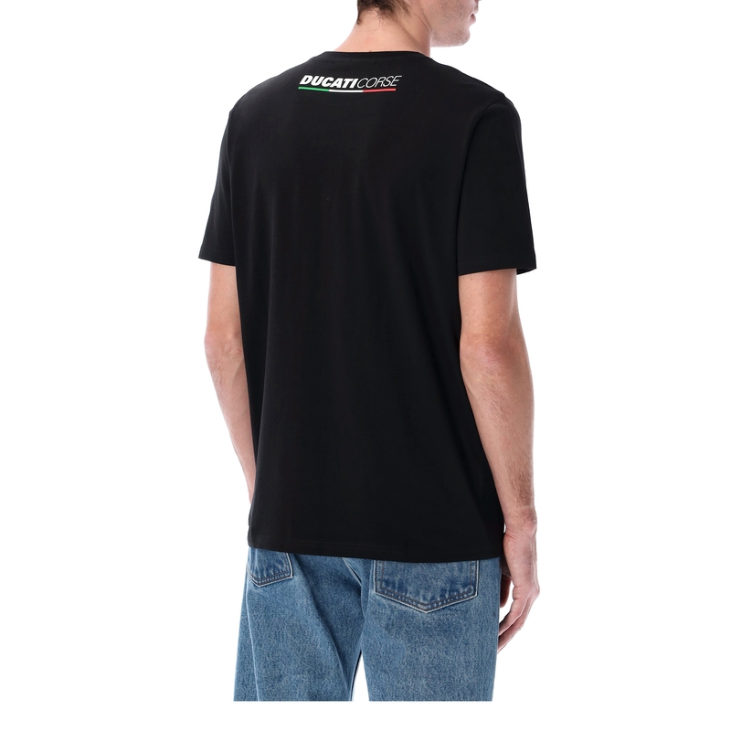 Camiseta Ducati Scratched Texture negra