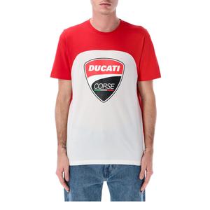 Camiseta con logo Ducati en rojo y blanco