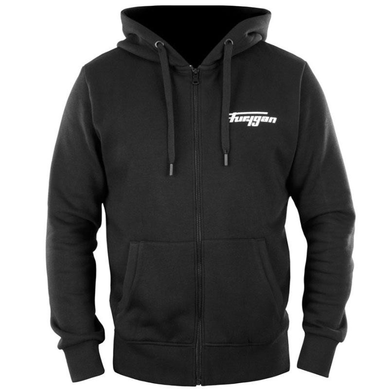 Sudadera con cremallera Furygan Corpo negra y blanca