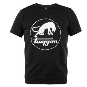 Camiseta Furygan Corpo TS Logo negra y blanca