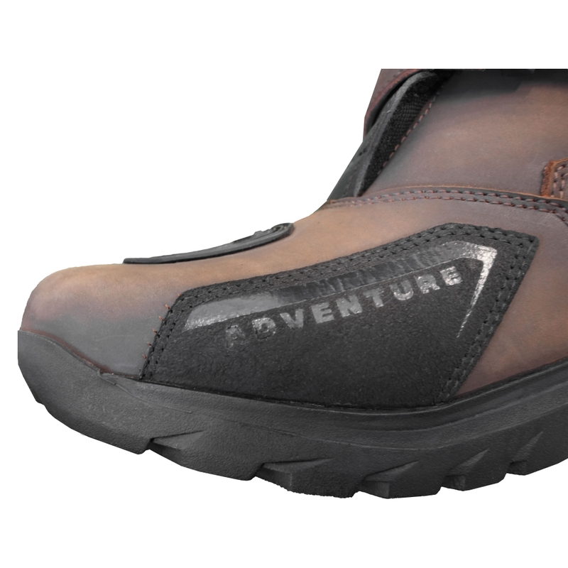Botas de moto Street Racer Adventure Low WP marrón - II. calidad