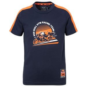 Camiseta infantil KTM Red Bull Racing Grid azul-naranja