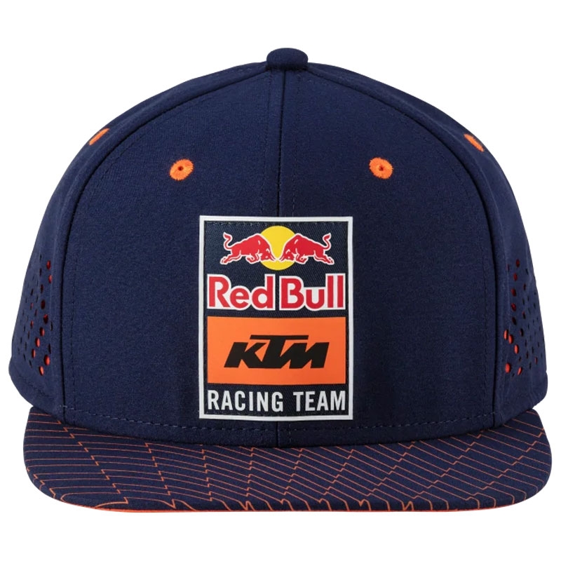 Gorra plana KTM Red Bull Racing Grid azul-naranja