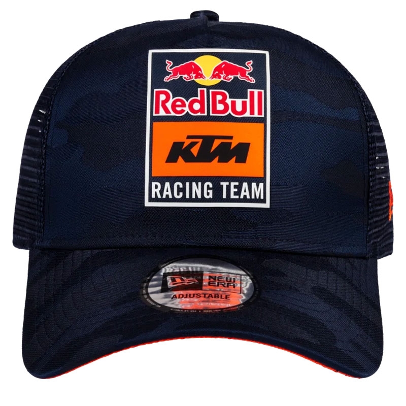 Gorra de camionero KTM Red Bull Racing Grid azul-naranja