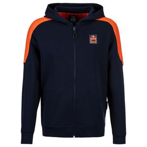 Sudadera con cremallera KTM Red Bull Racing Grid azul oscuro