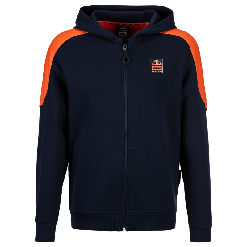 Sudadera con cremallera KTM Red Bull Racing Grid azul oscuro