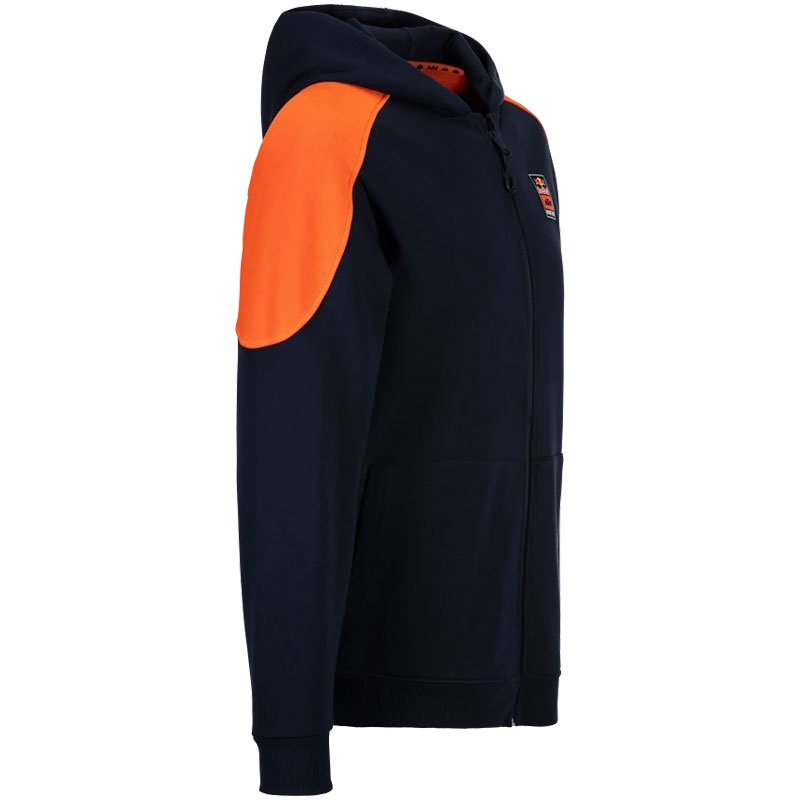 Sudadera con cremallera KTM Red Bull Racing Grid azul oscuro