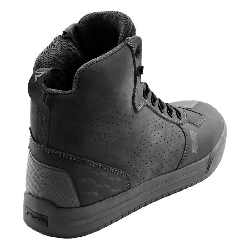 Botas de moto de cuero Rebelhorn Spike negras
