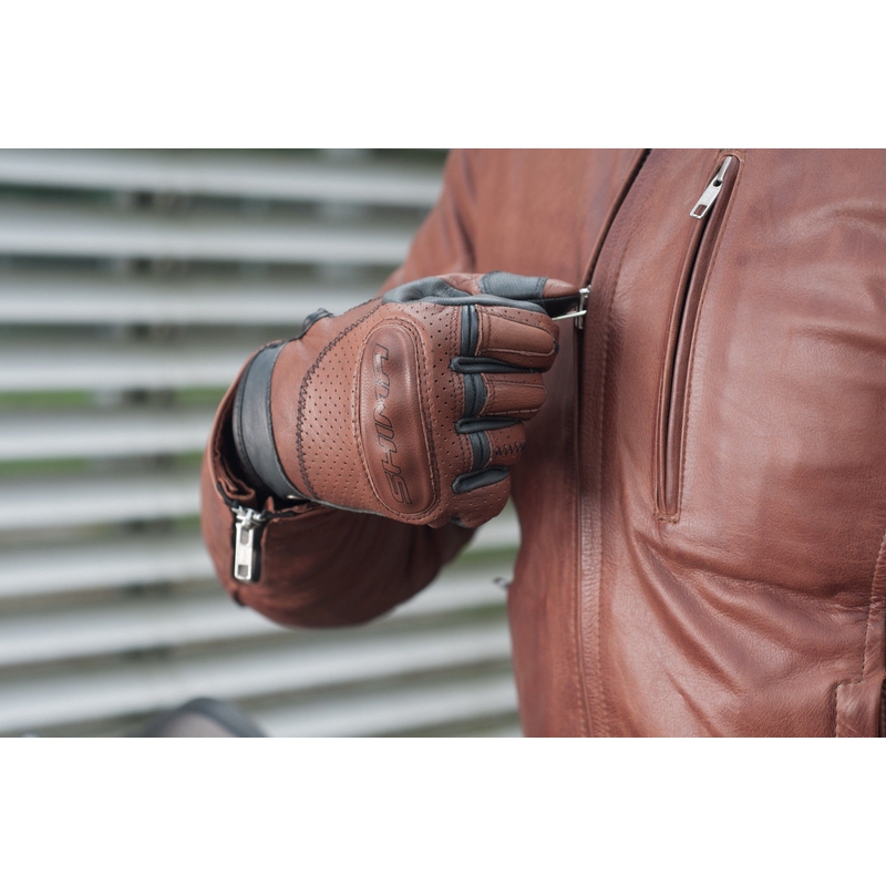 Guantes marrones Shima Caliber