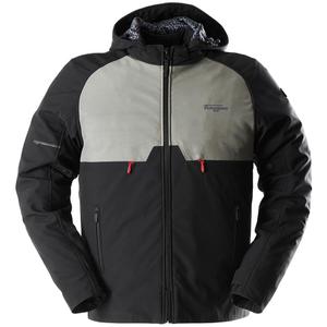 Chaqueta de moto Furygan Addax negra-caqui verde