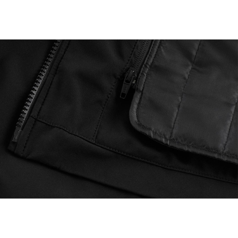 Chaqueta de moto Furygan Addax negra-caqui verde