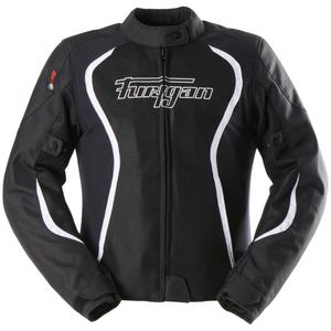 Chaqueta de moto 3 en 1 para mujer Furygan Odessa Vented en color negro y blanco