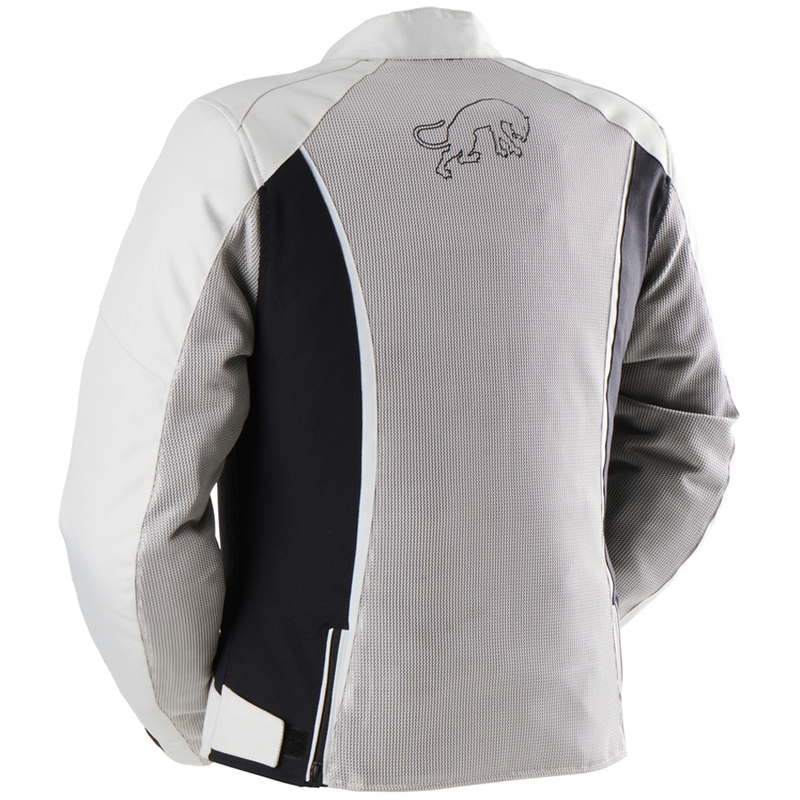 Chaqueta de moto para mujer Furygan Odessa Vented 3 en 1 beige-negro