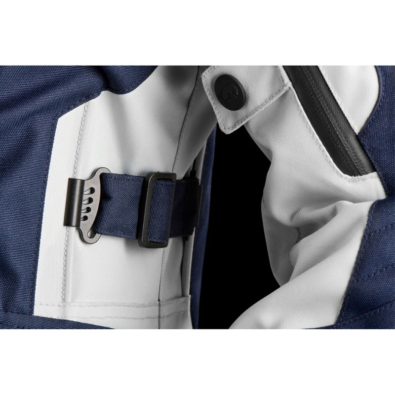 Chaqueta de moto para mujer Furygan Apalaches Lady Evo azul-beige-rojo