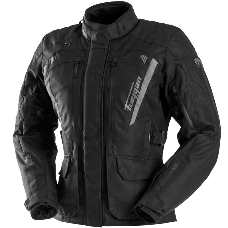 Chaqueta de moto para mujer Furygan Apalaches Lady Evo en color negro y gris