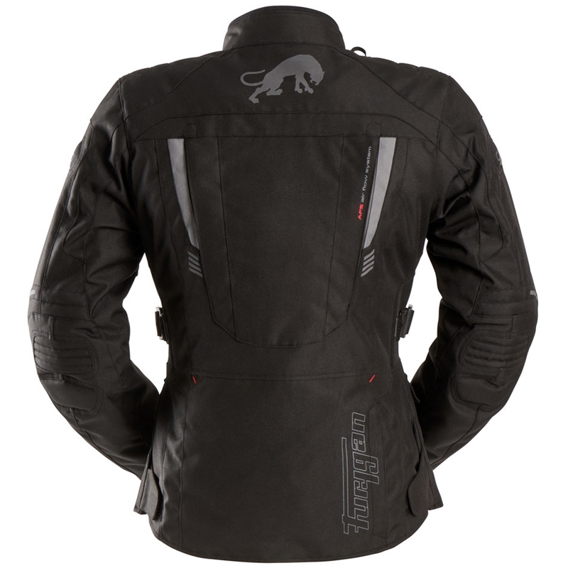 Chaqueta de moto para mujer Furygan Apalaches Lady Evo en color negro y gris