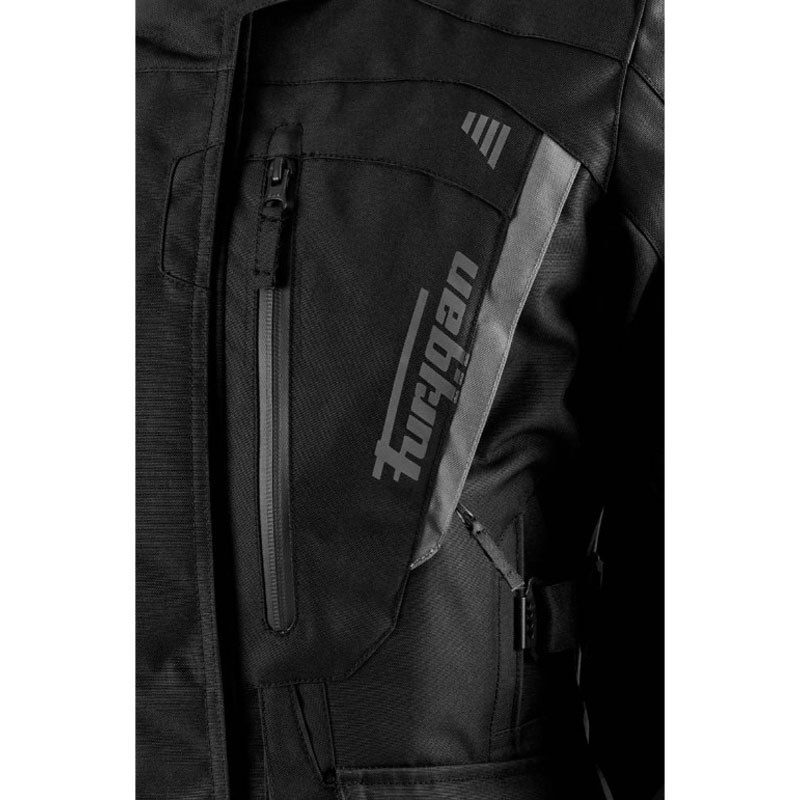 Chaqueta de moto para mujer Furygan Apalaches Lady Evo en color negro y gris
