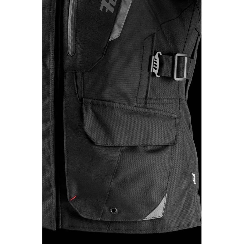 Chaqueta de moto para mujer Furygan Apalaches Lady Evo en color negro y gris