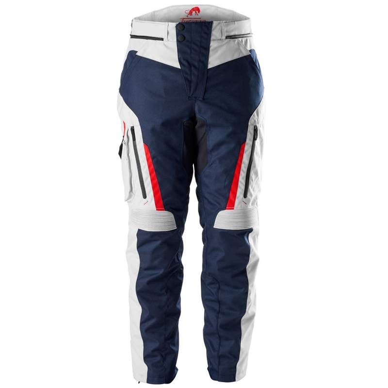 Pantalones de moto Furygan Killington azul-beige-rojo