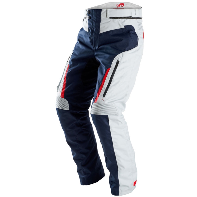 Pantalones de moto Furygan Killington azul-beige-rojo