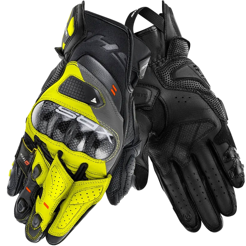 Guantes de moto Shima XRS-3 amarillo fluorescente