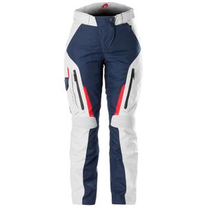 Pantalón de moto para mujer Furygan Killington Lady azul-beige-rojo