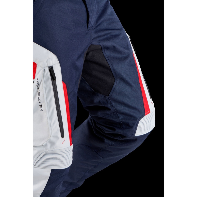 Pantalón de moto para mujer Furygan Killington Lady azul-beige-rojo