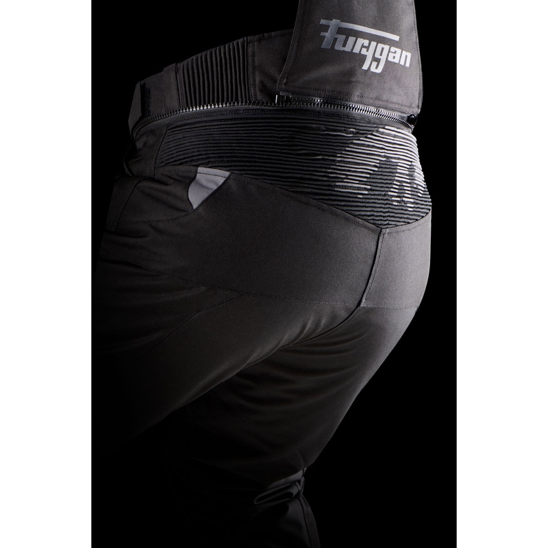 Pantalones de moto para mujer Furygan Killington Lady en color negro y gris