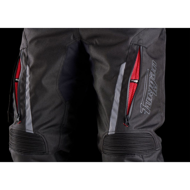 Pantalones de moto para mujer Furygan Killington Lady en color negro y gris