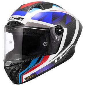 Casco integral para moto LS2 FF805 Thunder C GP Aero Raute azul-rojo