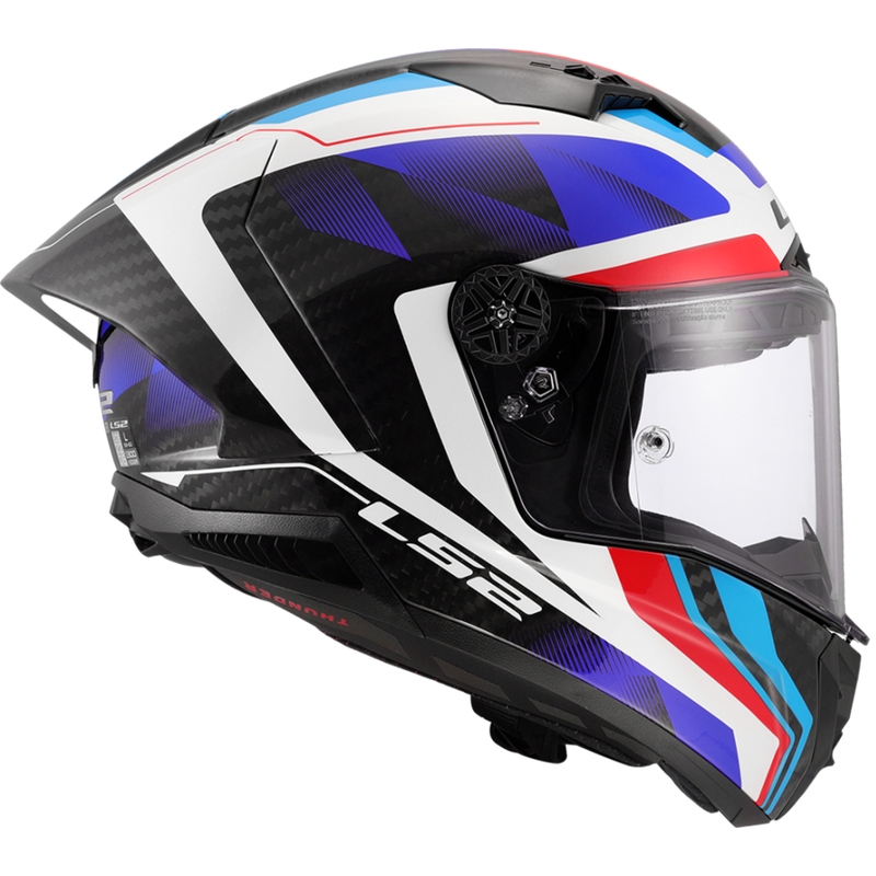 Casco integral para moto LS2 FF805 Thunder C GP Aero Raute azul-rojo