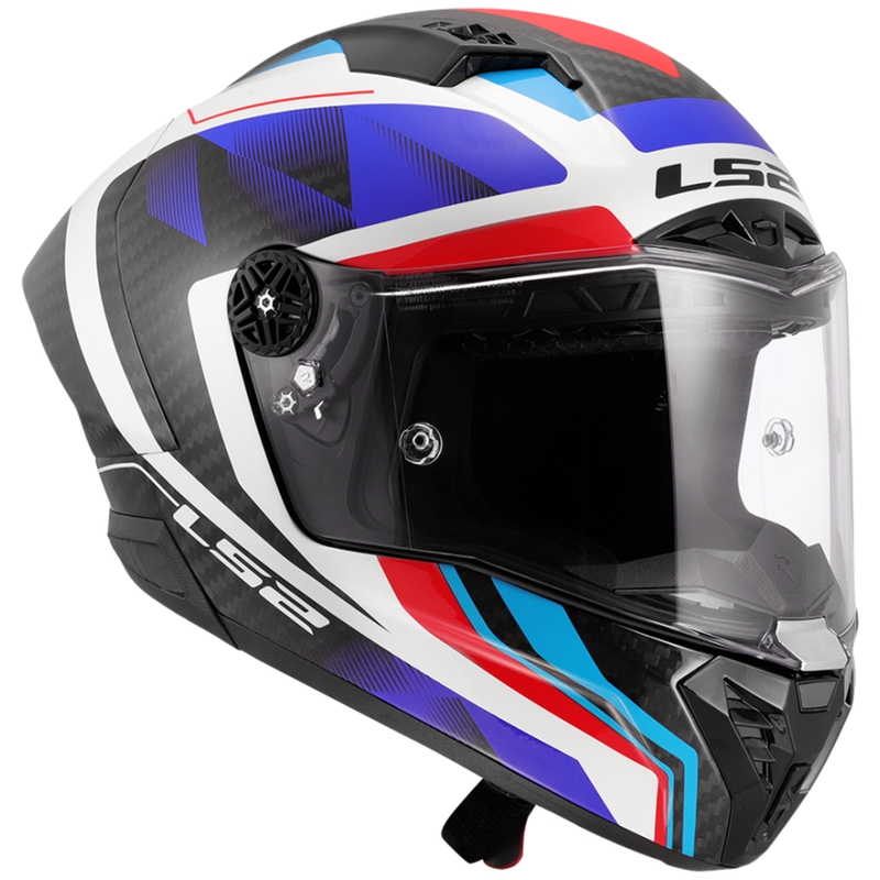 Casco integral para moto LS2 FF805 Thunder C GP Aero Raute azul-rojo