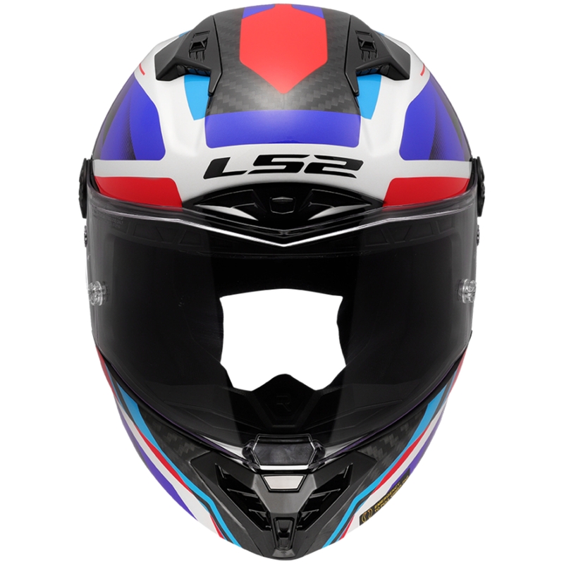 Casco integral para moto LS2 FF805 Thunder C GP Aero Raute azul-rojo