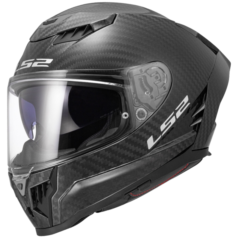 Casco integral para moto LS2 FF807 Dragon Carbon negro mate