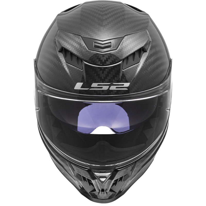 Casco integral para moto LS2 FF807 Dragon Carbon negro mate