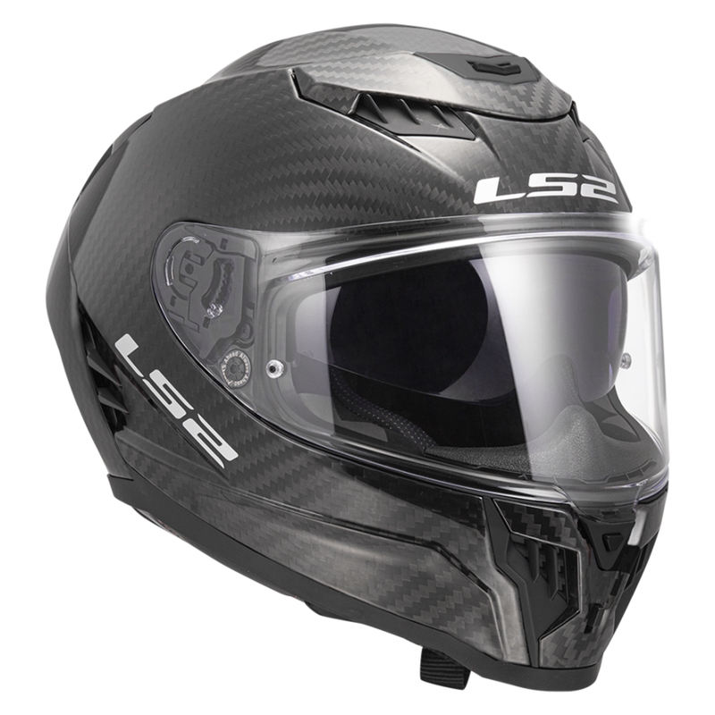 Casco integral para moto LS2 FF807 Dragon Carbon negro mate