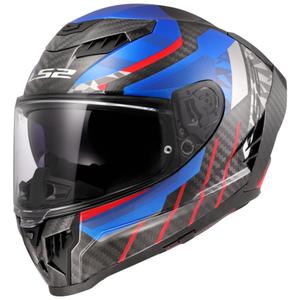 Casco integral para moto LS2 FF807 Dragon Trax azul-rojo
