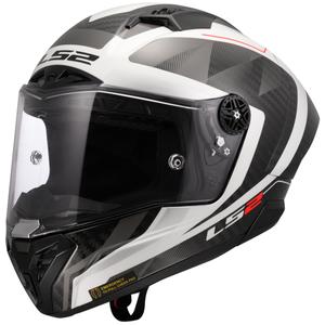 Casco integral para moto LS2 FF805 Thunder C GP Aero Raute blanco-gris