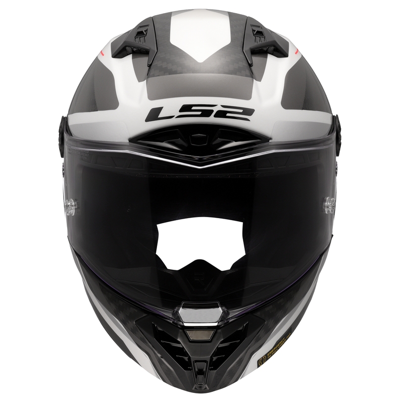 Casco integral para moto LS2 FF805 Thunder C GP Aero Raute blanco-gris