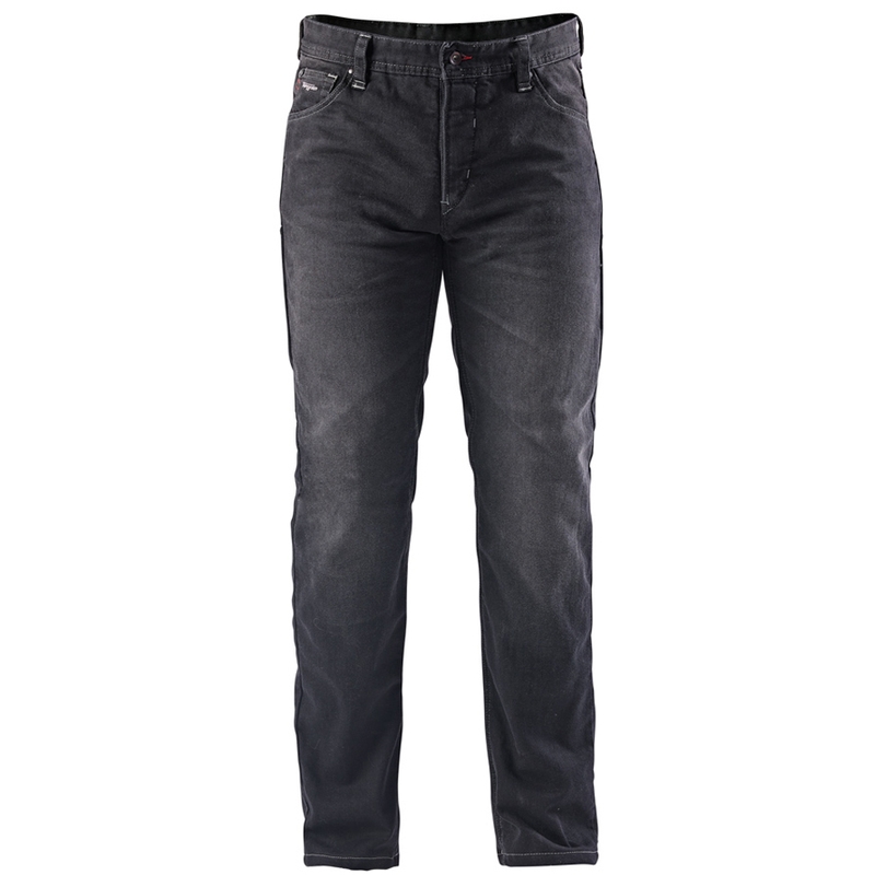 Pantalones vaqueros rectos de moto Furygan D12 X Kevlar® negros