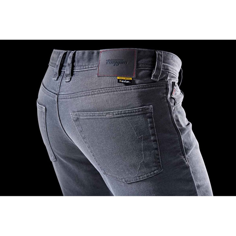 Pantalones vaqueros rectos de moto Furygan D12 X Kevlar® grises