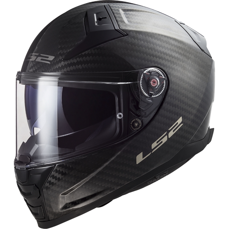 Casco integral para motocicleta LS2 FF811 Vector II Carbon negro mate