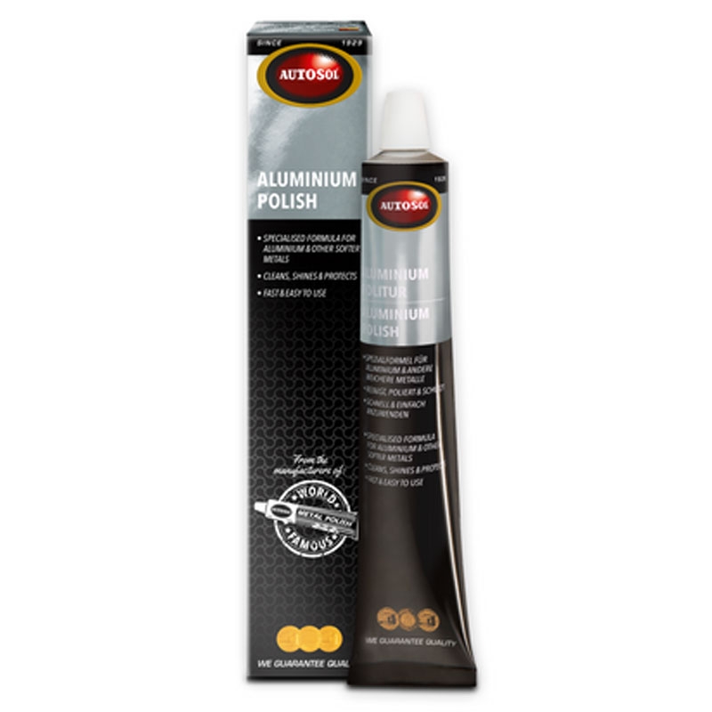 Autosol Aluminium Polish 75 ml Pasta limpiadora y pulidora para aluminio