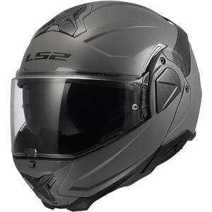 Casco de moto abatible LS2 FF910 Advant II Solid Nardo gris