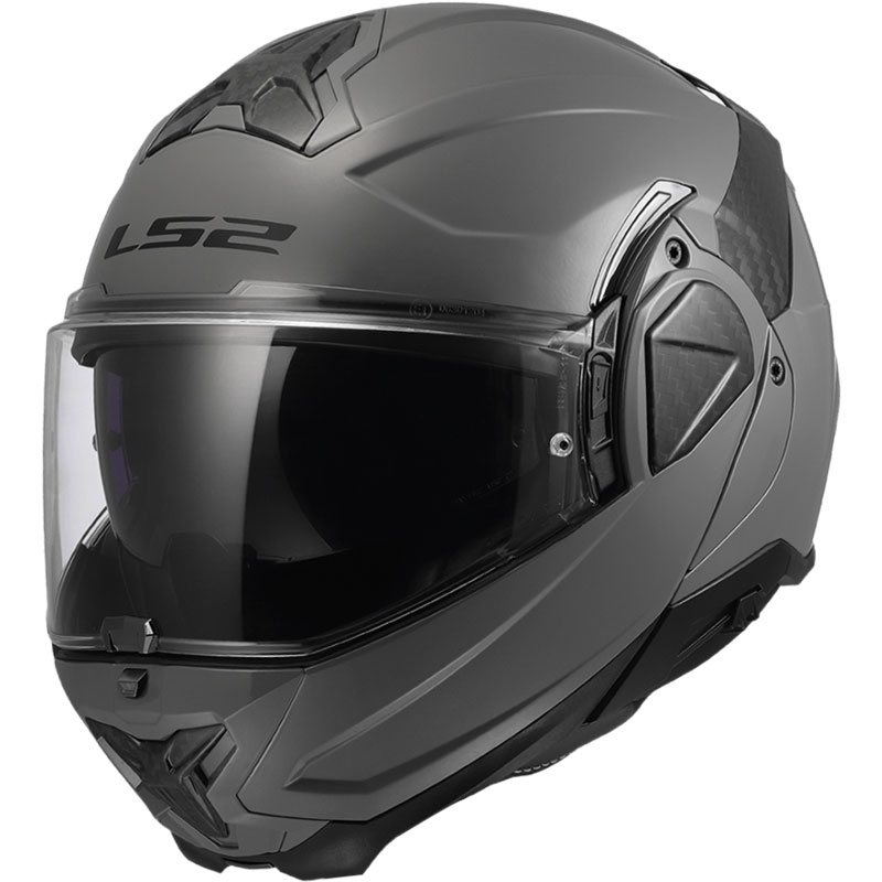 Casco de moto abatible LS2 FF910 Advant II Solid Nardo gris
