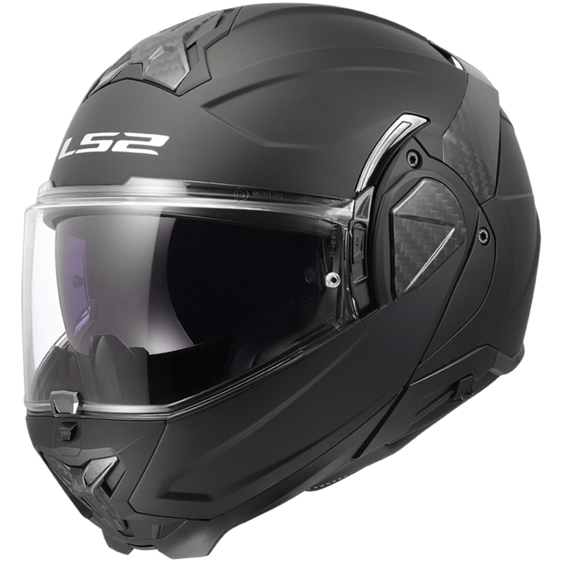 Casco de moto abatible LS2 FF910 Advant II Solid negro mate