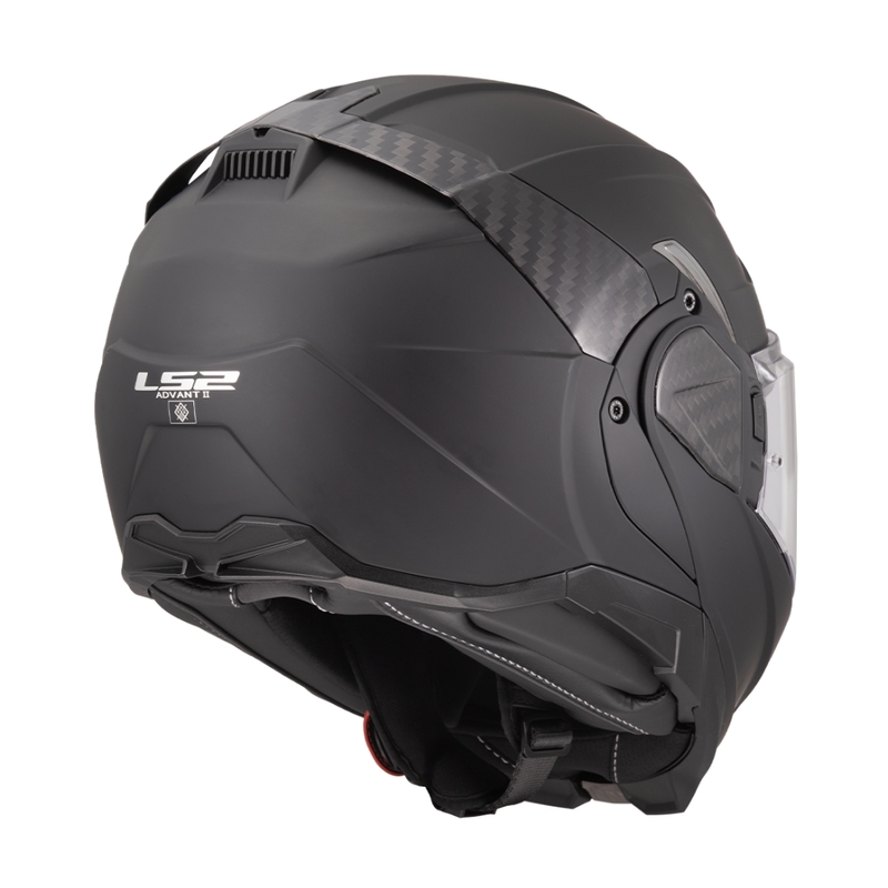 Casco de moto abatible LS2 FF910 Advant II Solid negro mate